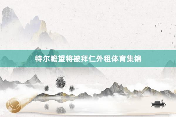 特尔瞻望将被拜仁外租体育集锦