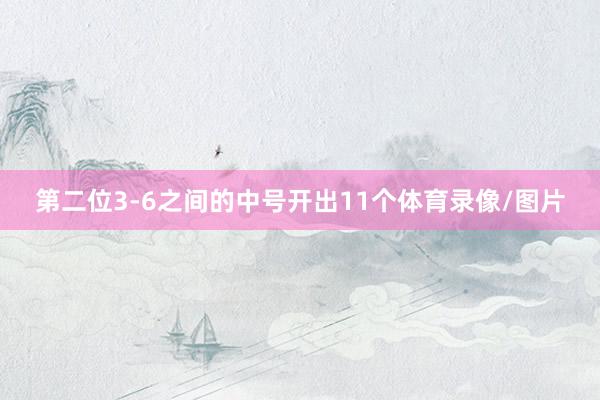 第二位3-6之间的中号开出11个体育录像/图片
