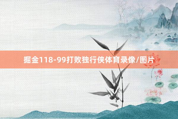 掘金118-99打败独行侠体育录像/图片