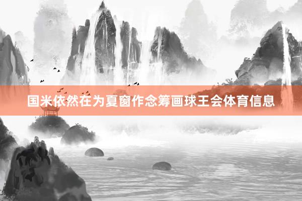 国米依然在为夏窗作念筹画球王会体育信息