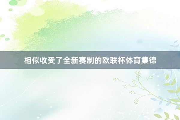 相似收受了全新赛制的欧联杯体育集锦