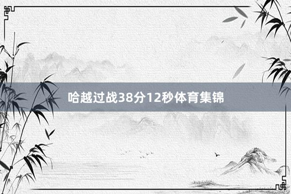 哈越过战38分12秒体育集锦