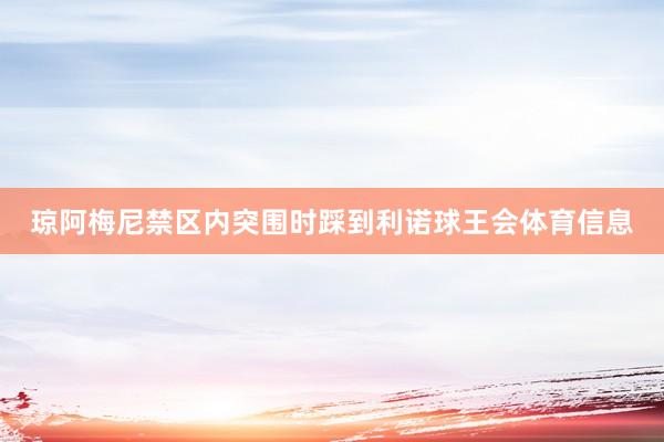 琼阿梅尼禁区内突围时踩到利诺球王会体育信息