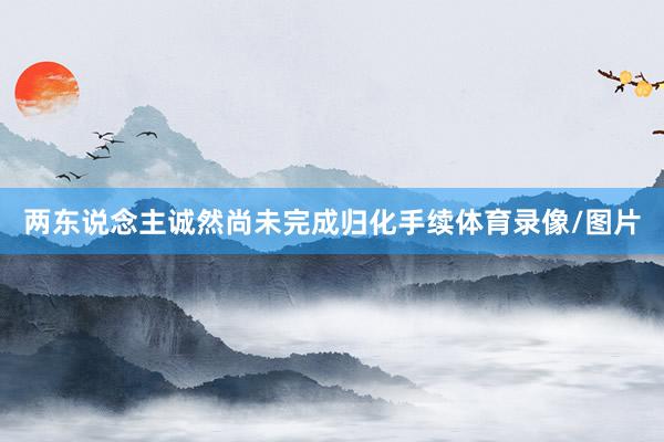 两东说念主诚然尚未完成归化手续体育录像/图片