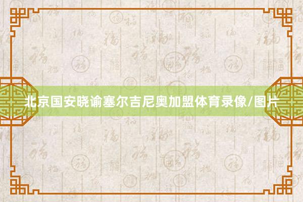 北京国安晓谕塞尔吉尼奥加盟体育录像/图片
